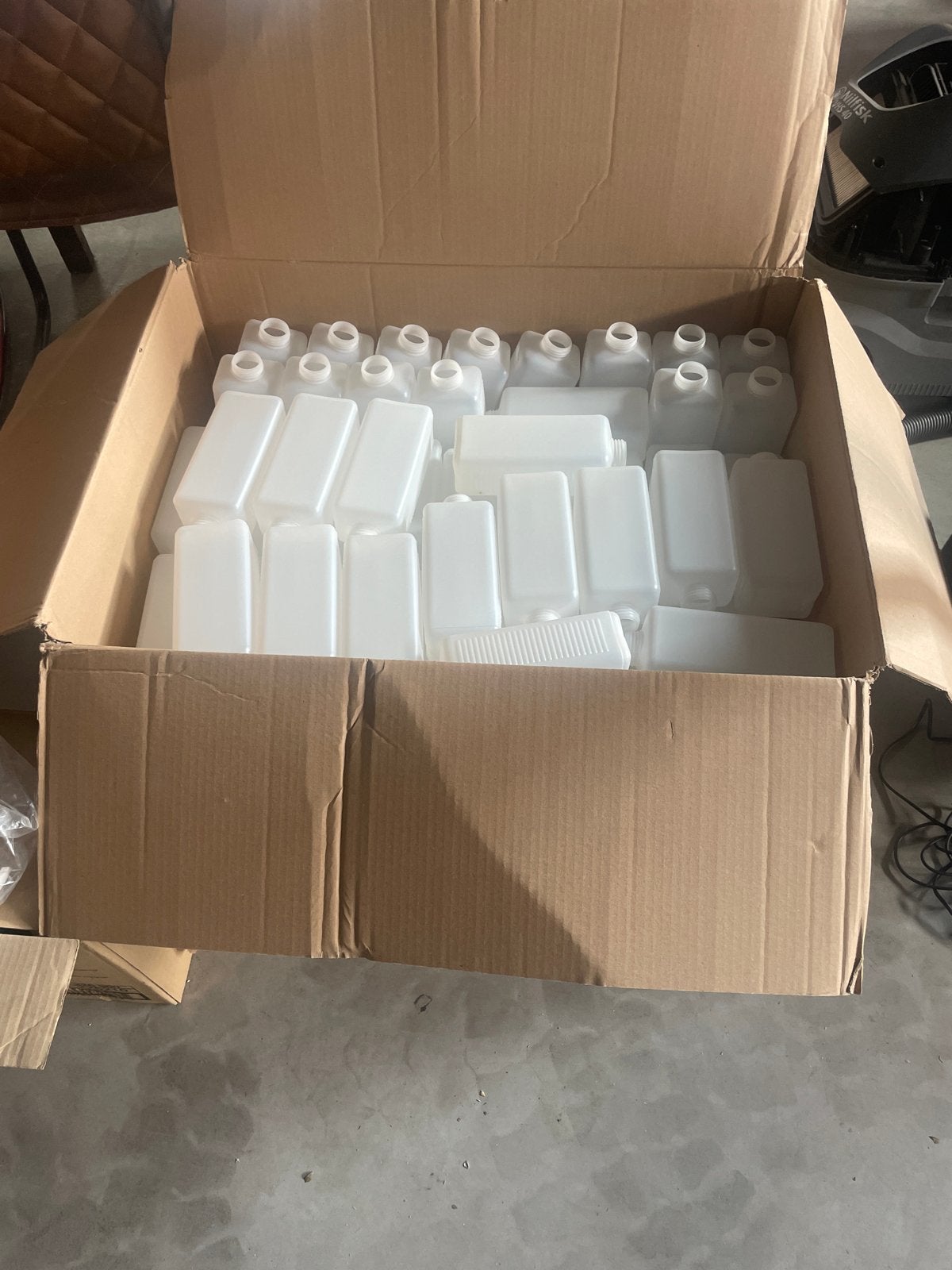 Partij lege plastic flessen, 500ml, wit 100 STUKS, Overige typen, Kunststof, Nieuw, Ophalen of Verzenden