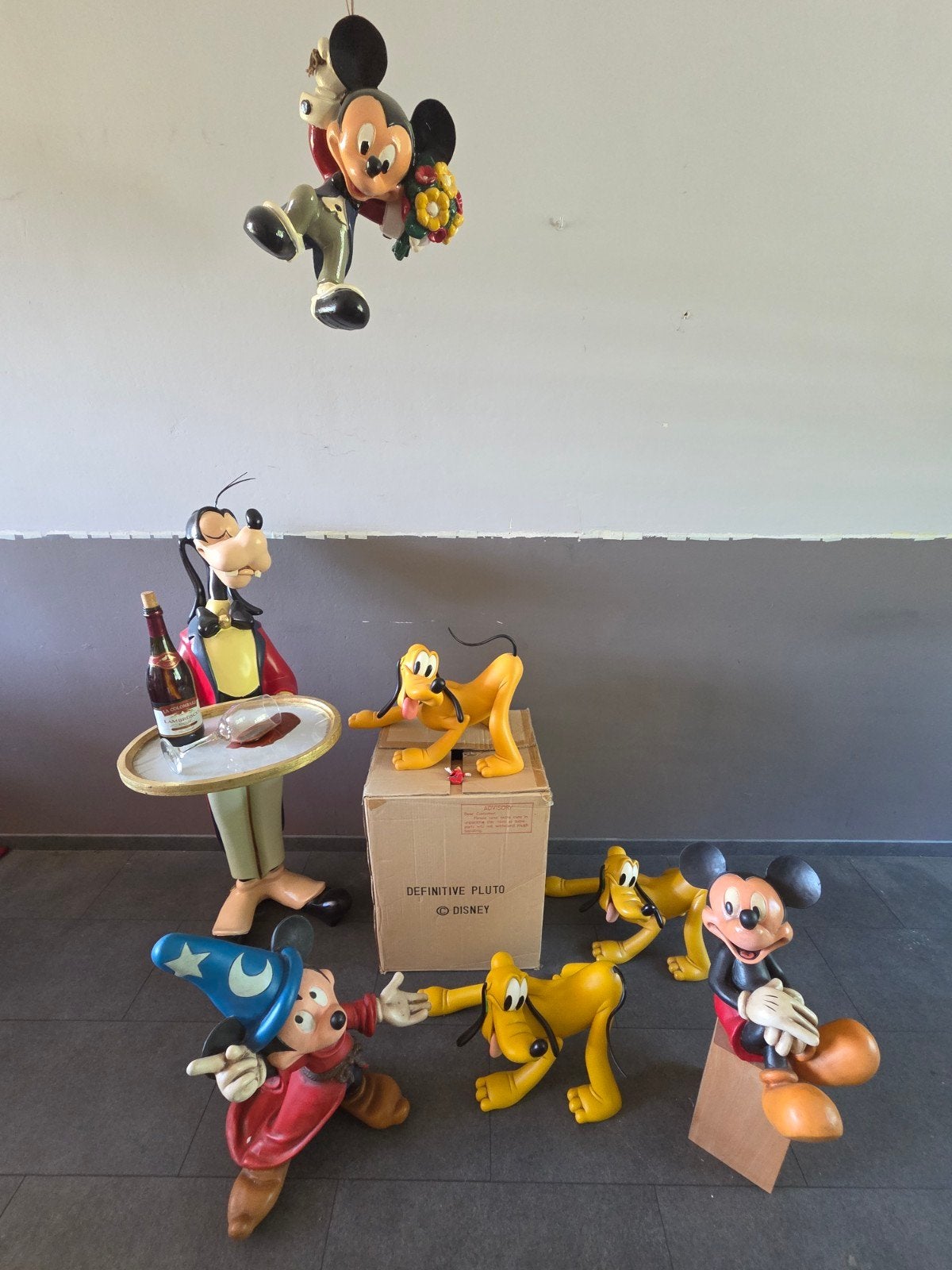 Grote Disney Beelden: Mickey Mouse, Goofy, Pluto, Ophalen