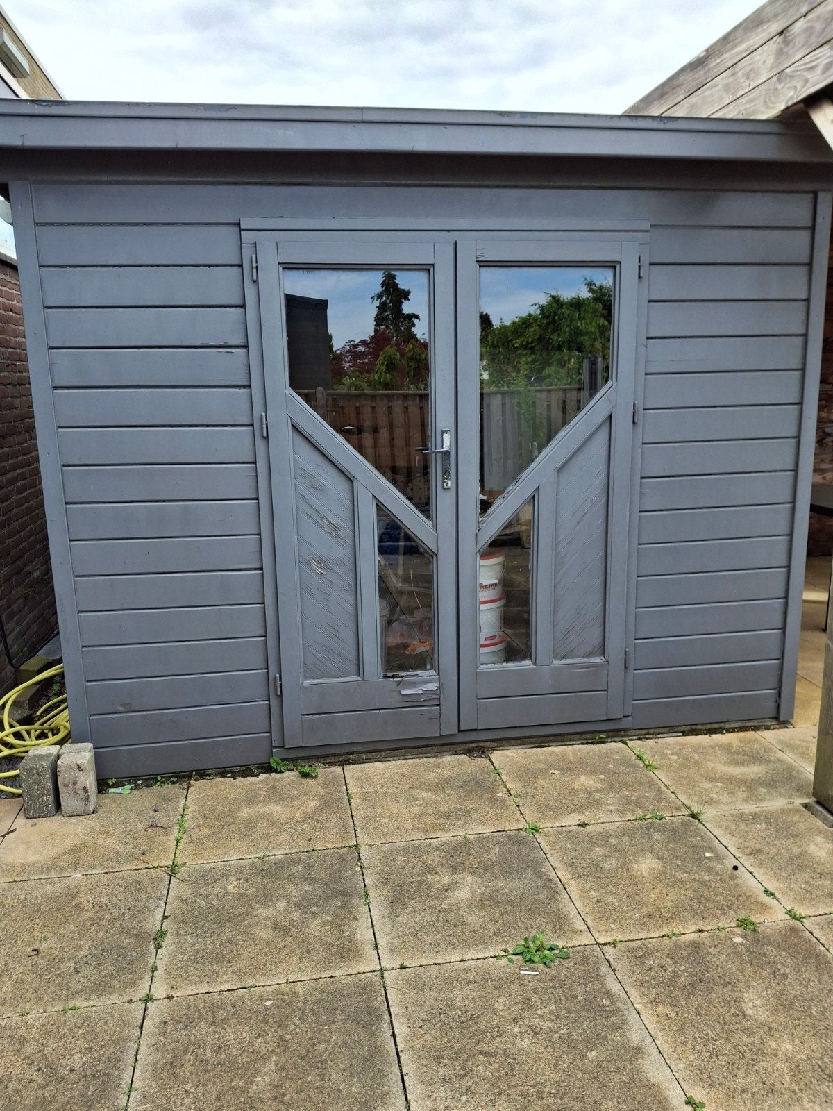 Gratis Tuinhuis 3,0 x 2,5m, Ophalen of Verzenden, Gebruikt, 250 tot 500 cm