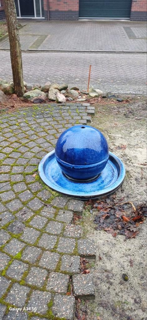 Fontein, Waterornament voor tuin, Tuin en Terras, Ophalen, Gebruikt, Beton, Waterornament