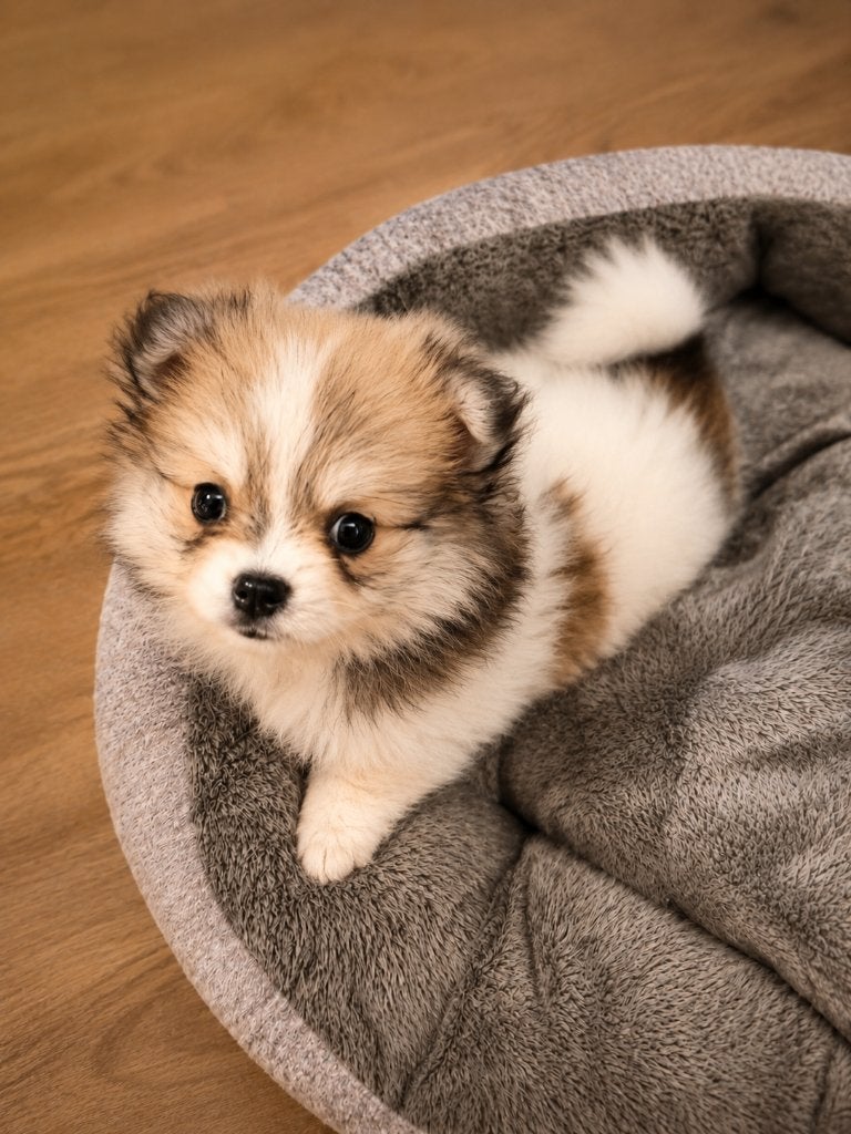 Te koop zeer mooie mini pomchi pupje, Dieren en Toebehoren, België, Particulier, Overige rassen, 8 tot 15 weken