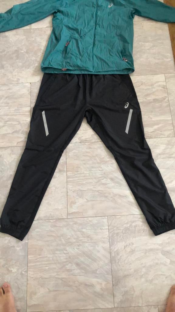 Ascis trainingspak, Kleding | Heren, Sportkleding, Ophalen of Verzenden, Zo goed als nieuw, Blauw, Voetbal