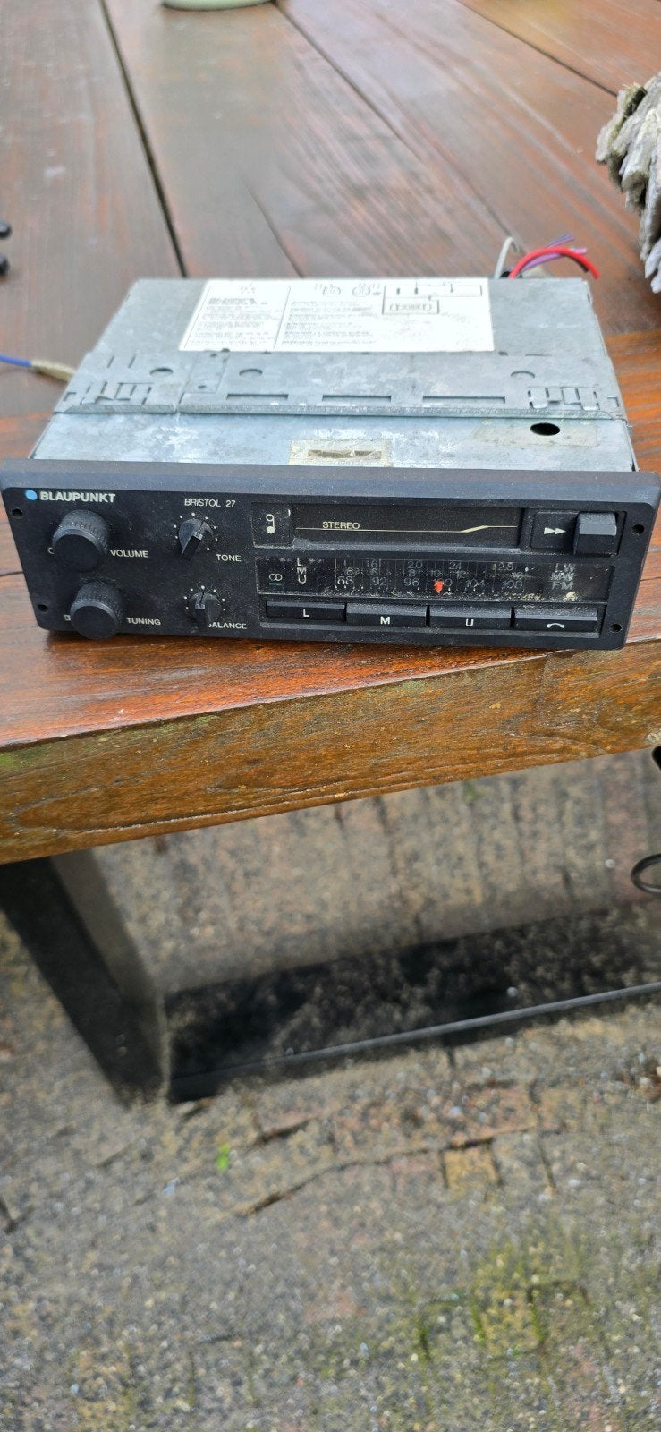 Blaupunkt Bristol 27 Autoradio - Vintage Cassettespeler, Ophalen of Verzenden, Gebruikt