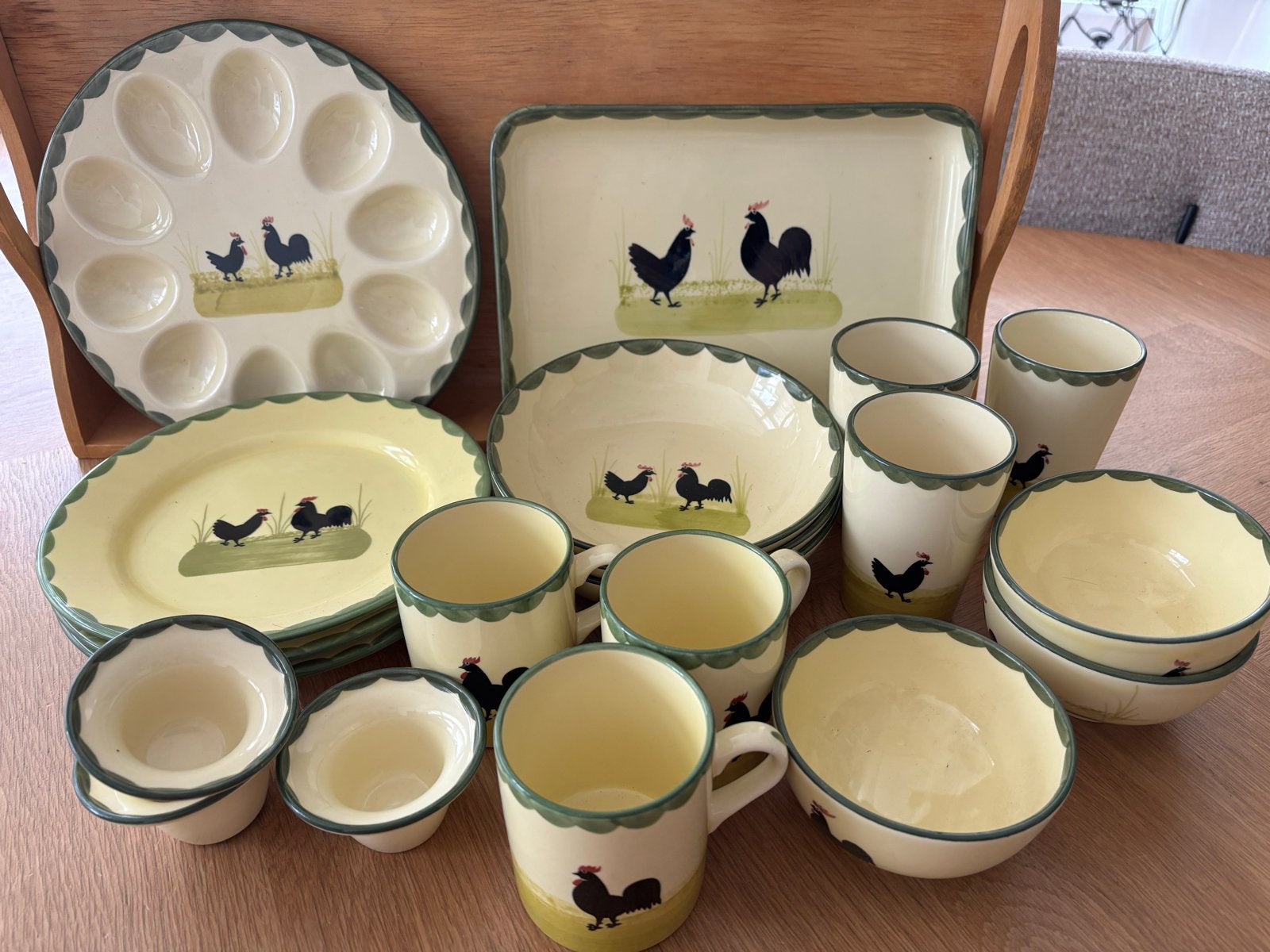 Zeller Keramiek Kip en Haan Servies - Nieuw en Ongebruikt, Overige merken, Keramiek, Landelijk/Boerenbont, Nieuw