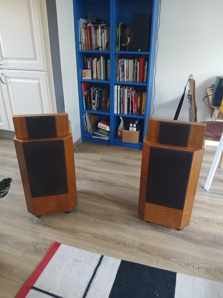 Mooi oude speakers, Audio, Tv en Foto, Luidsprekers, Overige merken, Gebruikt, Ophalen of Verzenden, Minder dan 60 watt