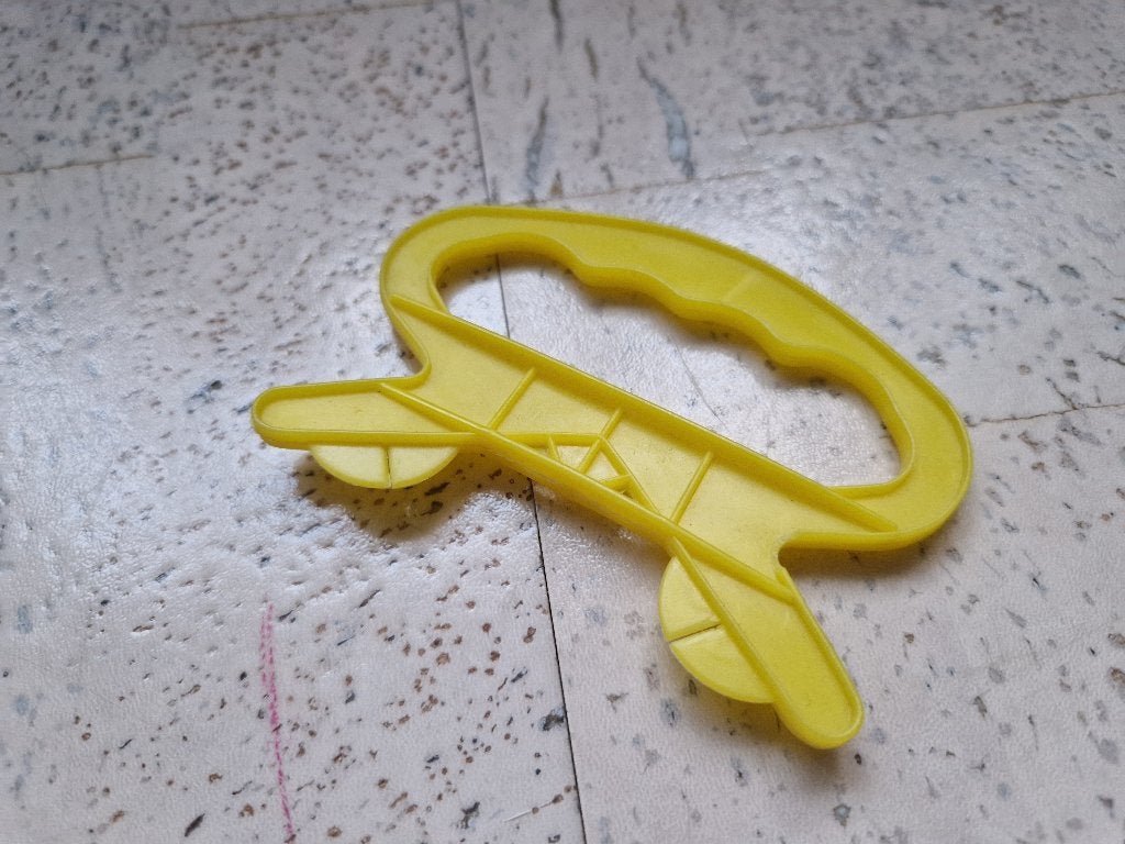 Handige Gele Plastic Vliegerhaspel / Vliegerhandvat, Ophalen of Verzenden, Zo goed als nieuw, Toebehoren