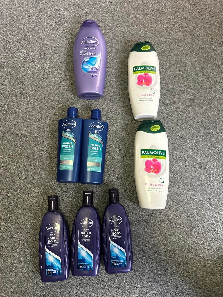 Andrélon en Palmolive douchegel en shampoo, Ophalen of Verzenden, Nieuw, Shampoo of Conditioner