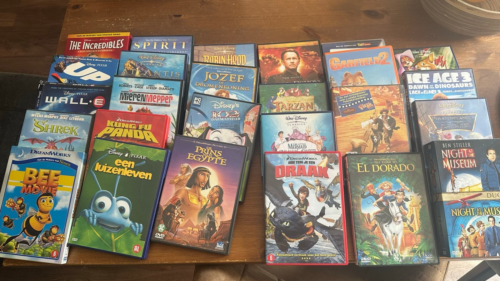 collectie animatiefilms op DVD - Disney, DreamWorks, Ophalen, Gebruikt, Animatie, Nederlands