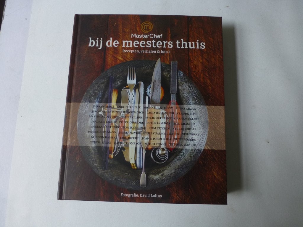 Masterchef bij de meesters thuis. (Kookboek), Boeken, Kookboeken, Ophalen of Verzenden, Nieuw, Overige gebieden