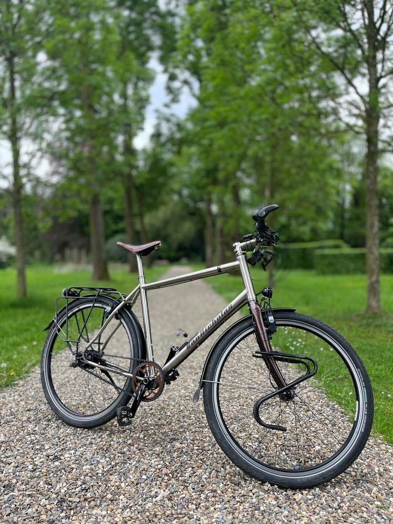 VanNicholas Pioneer, Fietsen en Brommers, 28 inch, Gebruikt, 10 tot 15 versnellingen, Velgrem