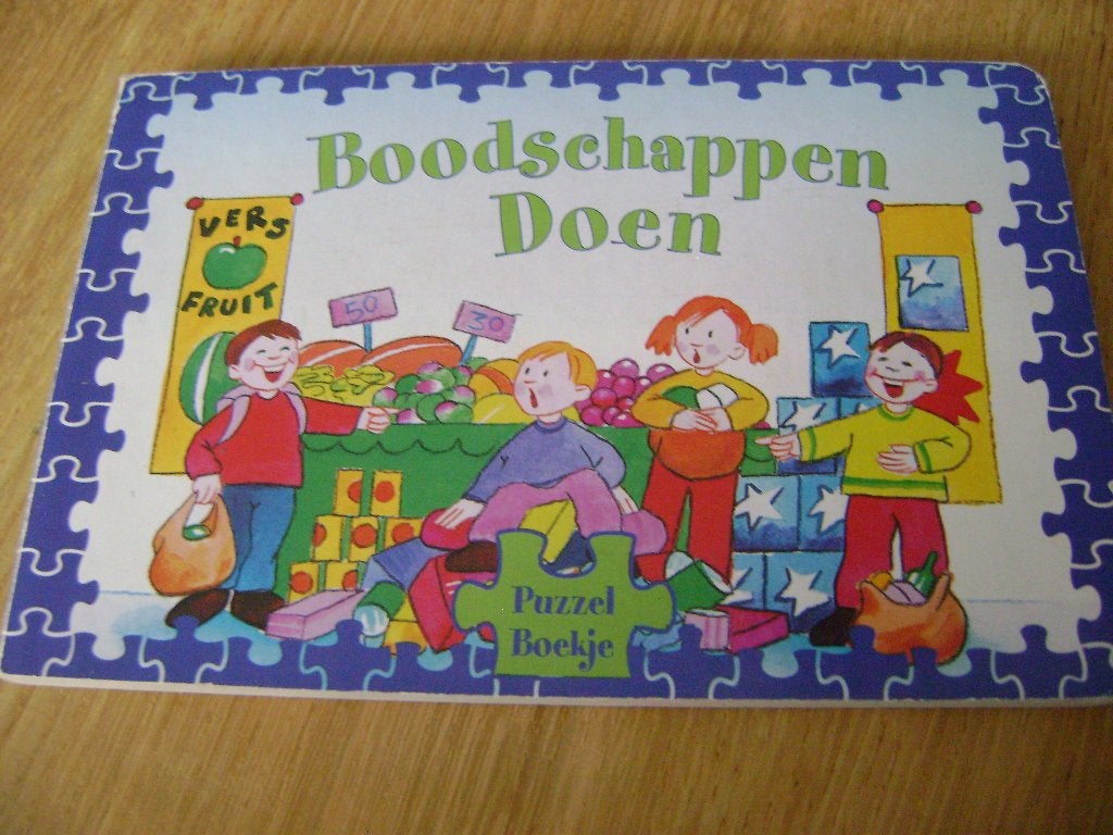 Boodschappen doen - boekje met puzzels, Boeken, Ophalen of Verzenden, Zo goed als nieuw, Sprookjes