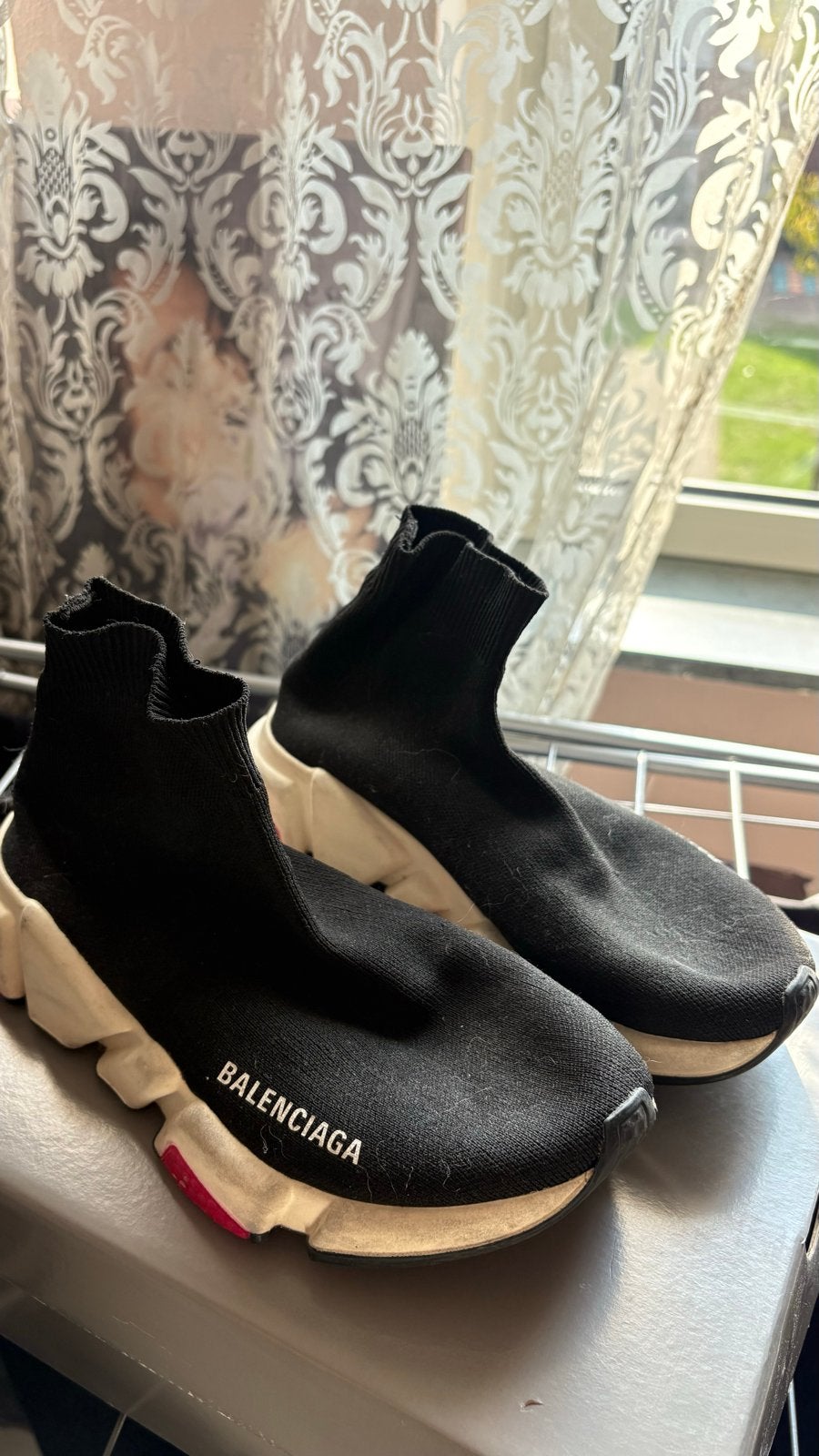 Balenciaga Speed Trainers Zwart - Maat 36, Kleding | Dames, Ophalen of Verzenden, Gedragen, Zwart, Sneakers of Gympen
