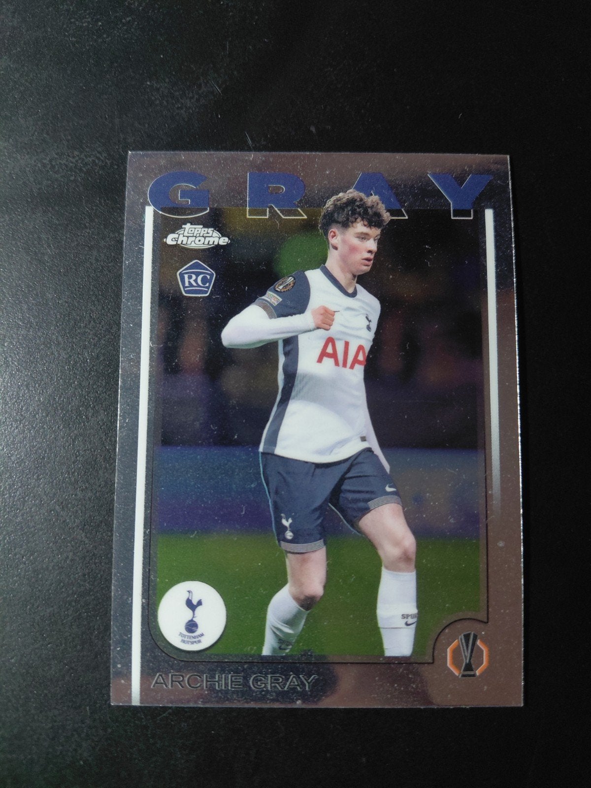 archie gray ROOKIE (tottenham) topps chrome, Verzamelen, Verzenden, Nieuw, Buitenlandse clubs, Spelerskaart