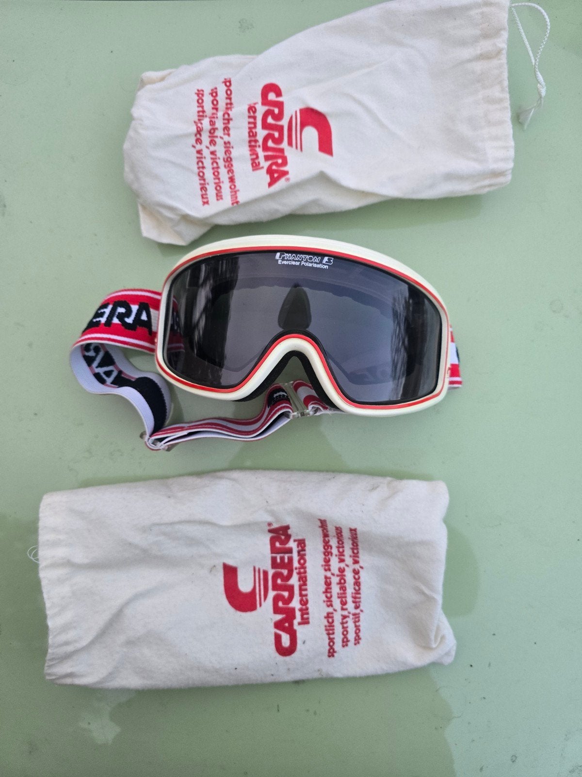 Carrera skibril met hoesjes, Gebruikt, Overige typen, Skiën, Ophalen
