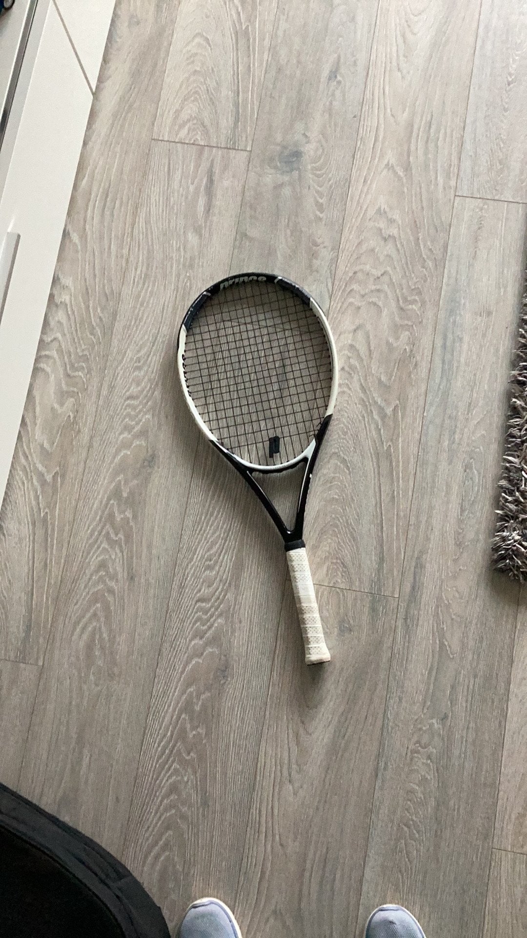 Prince dame tennisracket plus rugtas., Sport en Fitness, Tennis, Ophalen, L1, Prince, Zo goed als nieuw