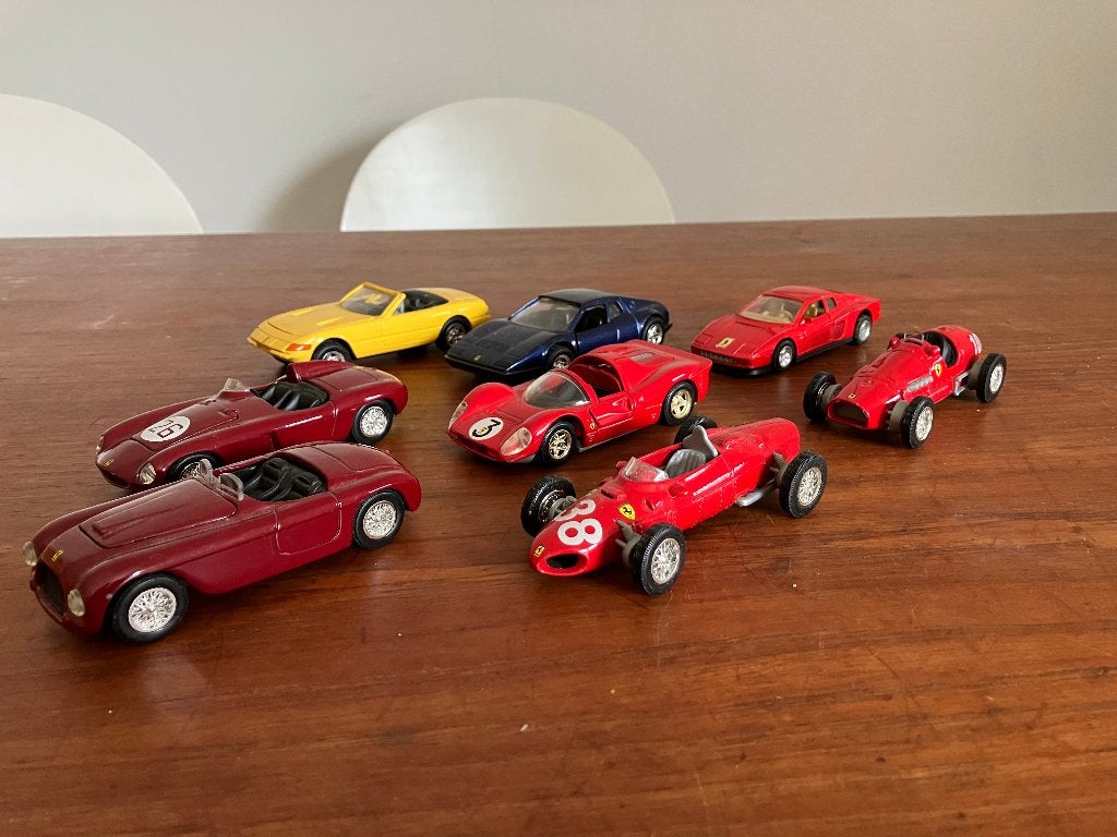 Ferrari Shell modellen 8 stuks te koop, Ophalen, Gebruikt, Auto