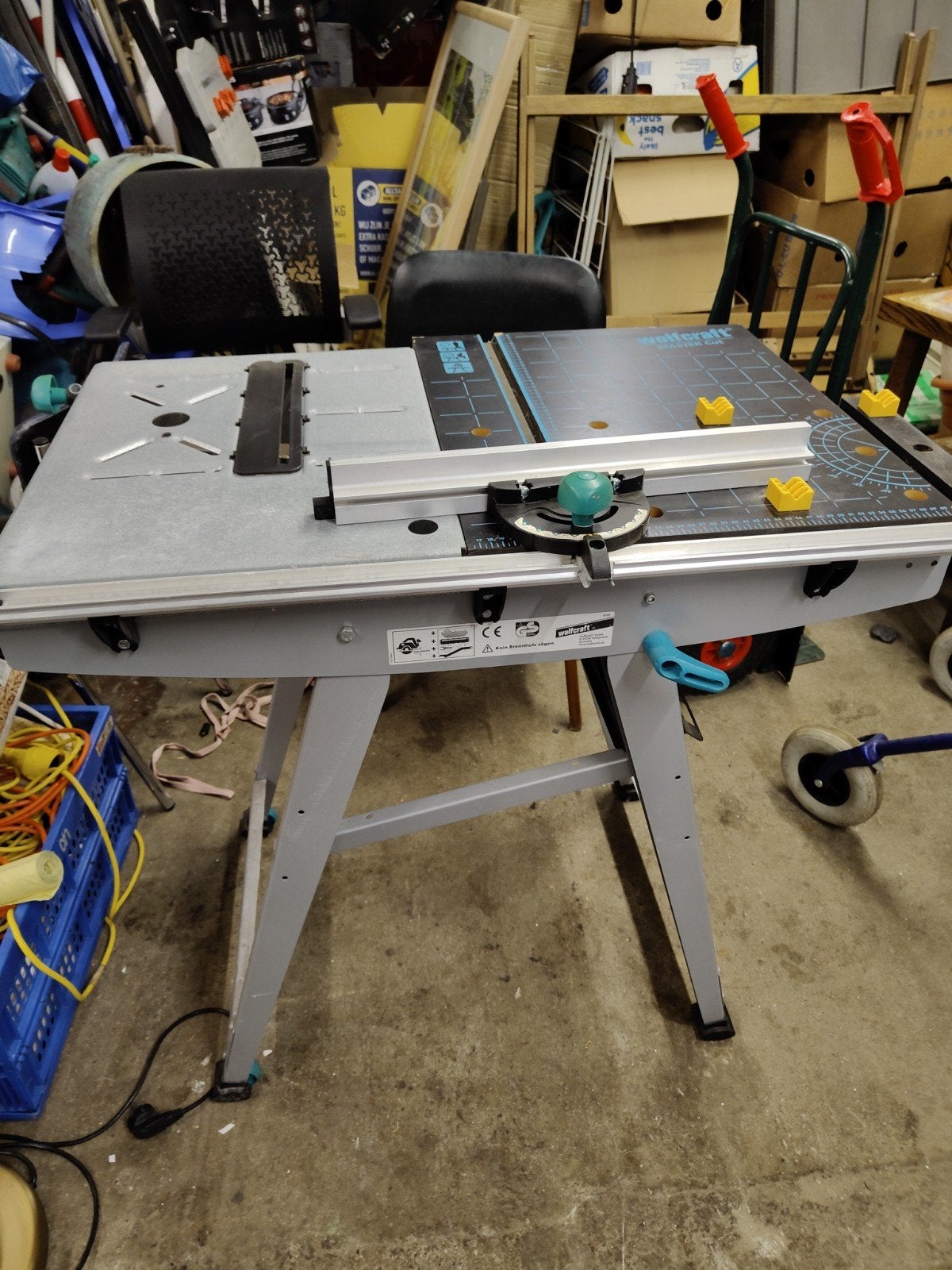 Wolfcraft Master Cut 1000 (Art. nr. 6165) – Multifunctionele, Doe-het-zelf en Verbouw, Ophalen, Gebruikt, 70 tot 120 cm, Inklapbaar
