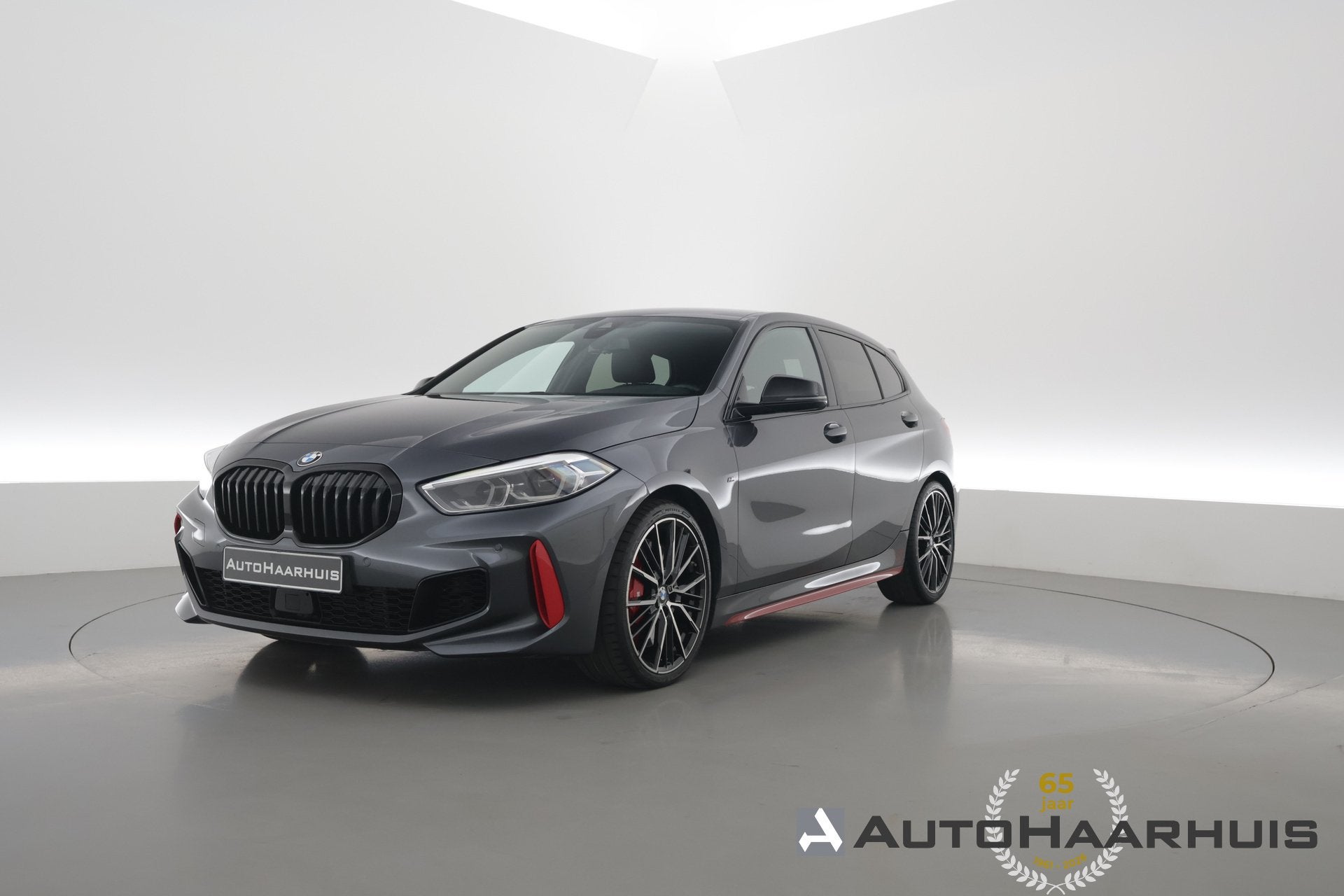 BMW 1-serie 128ti 265PK M-Sport Pro | Rijklaar! | Dig. Cockp, Auto's, 12 maanden, 15 km/l, Gebruikt, Zwart