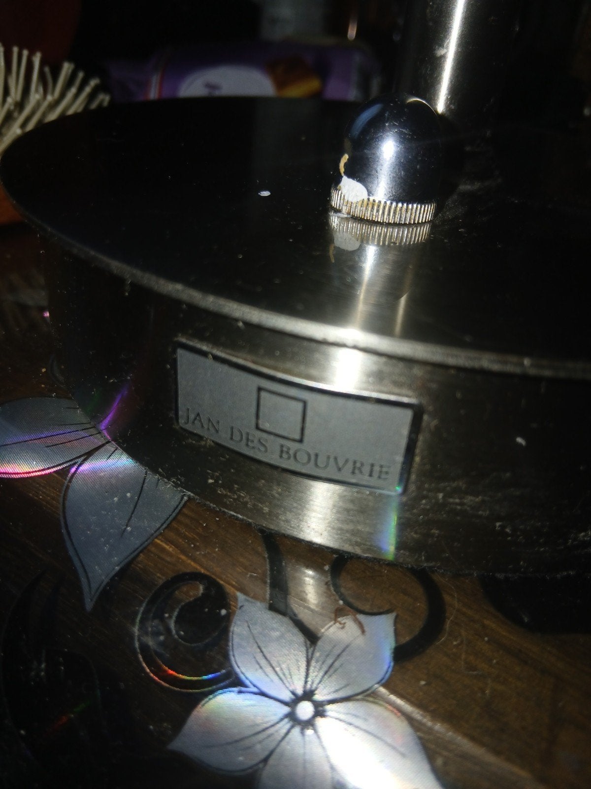 2xJan des Bouvrie Vloerlamp - Gebruikt, Gebruikt, Overige fittingen, Ophalen of Verzenden, Glas