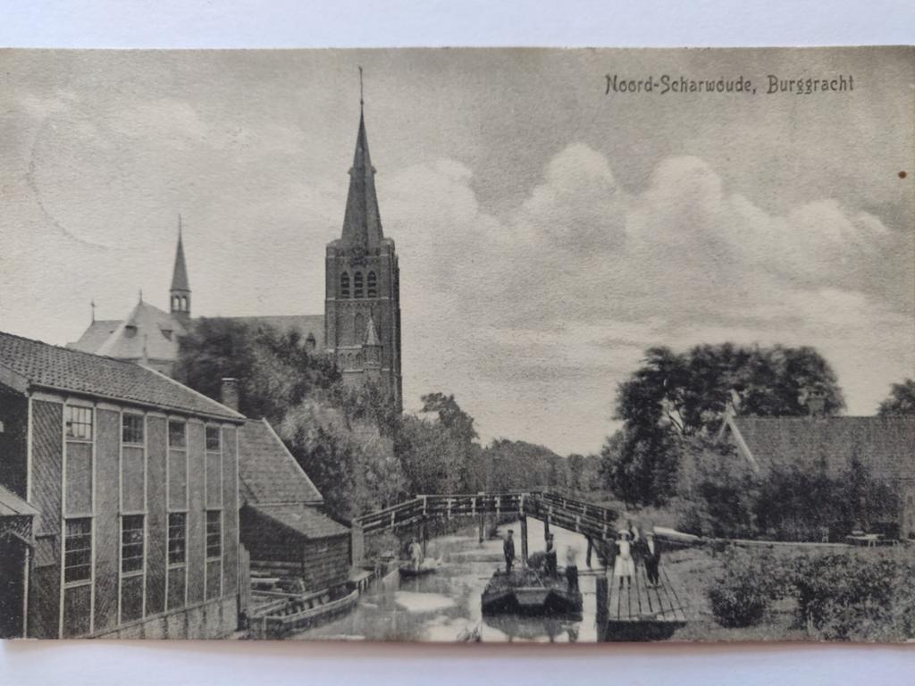 X2341 Noord Scharwoude 1916, Ophalen of Verzenden, Voor 1920, Noord-Holland