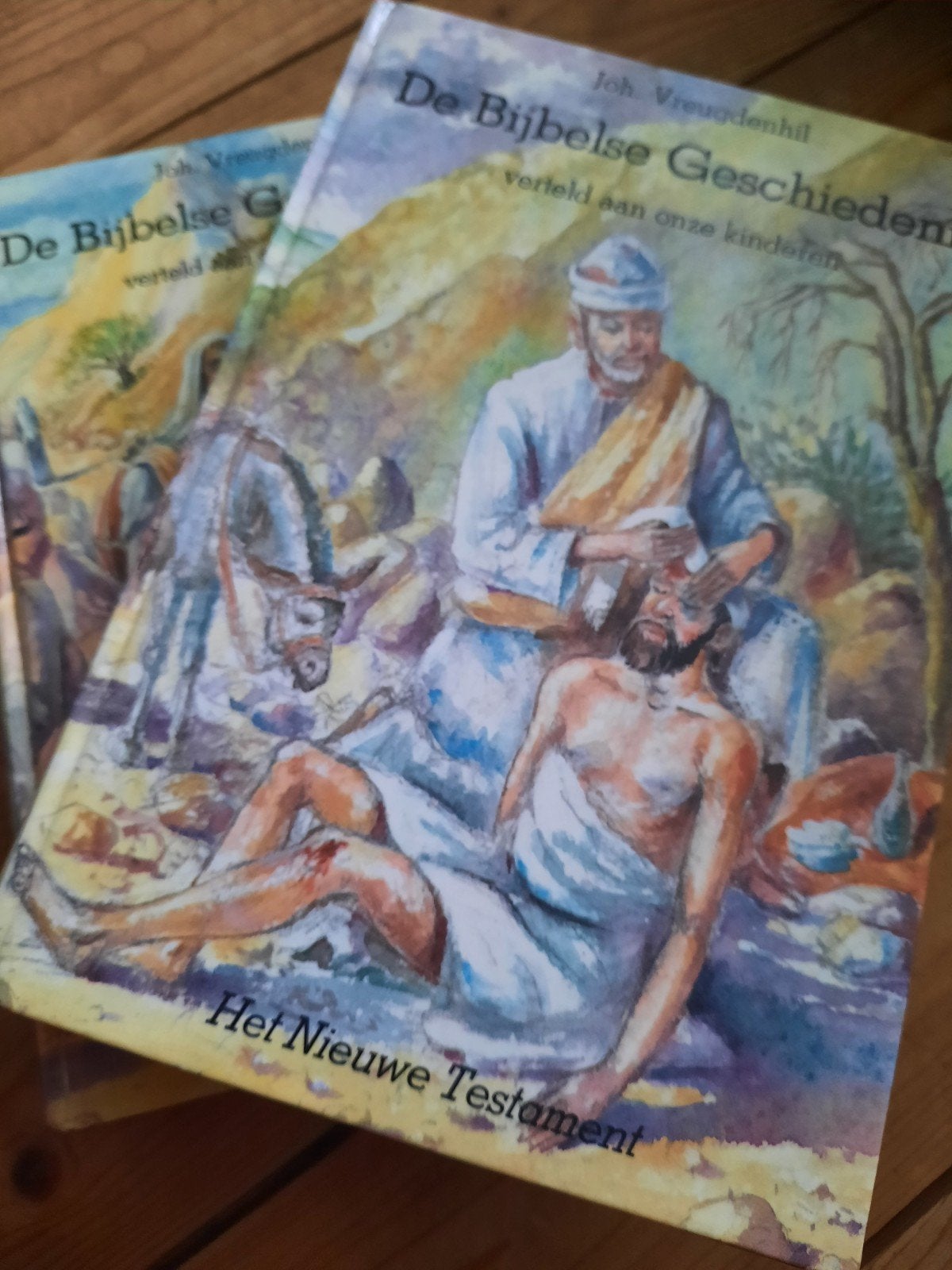 De Bijbelse Geschiedenis - Het Oude en Nieuwe Testament, Boeken, Ophalen of Verzenden, Gelezen, Joh. Vreugdenhil, Non-fictie