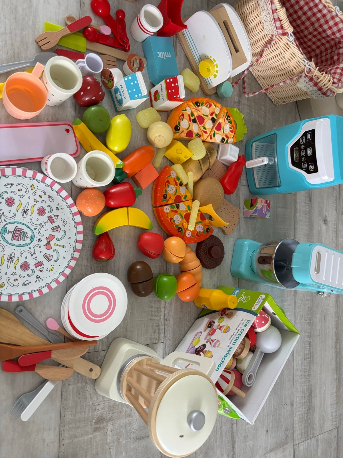 Grote speelgoedkeuken set met accessoires, Kinderen en Baby's, Ophalen of Verzenden, Zo goed als nieuw, Jongen of Meisje