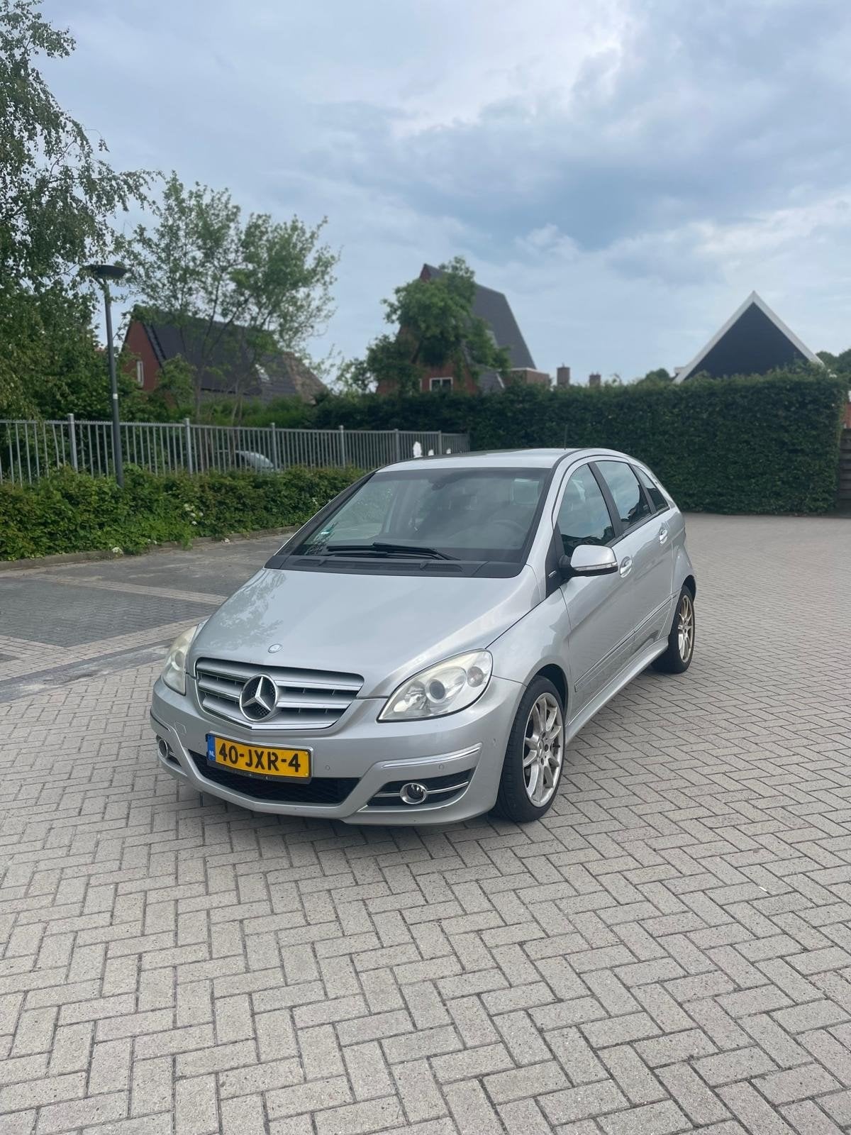 Mercedes-Benz B-Klasse 2.0 CDI B180 5DRS 2009 Grijs, Auto's, Voorwielaandrijving, 4 cilinders, 715 kg, Leder en Stof