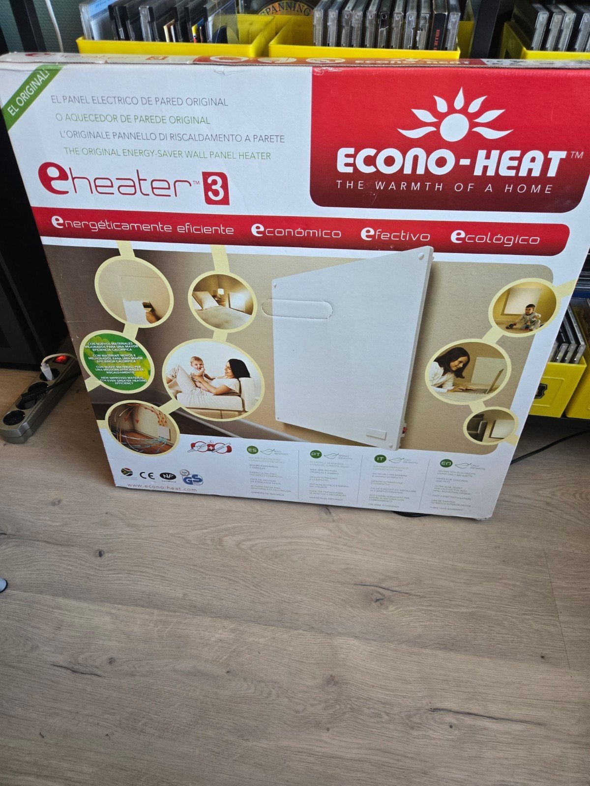 Econo-Heat eHeater 3 Wandpaneelverwarming 400W, Doe-het-zelf en Verbouw, Verwarming en Radiatoren, Ophalen, Overige typen, Nieuw