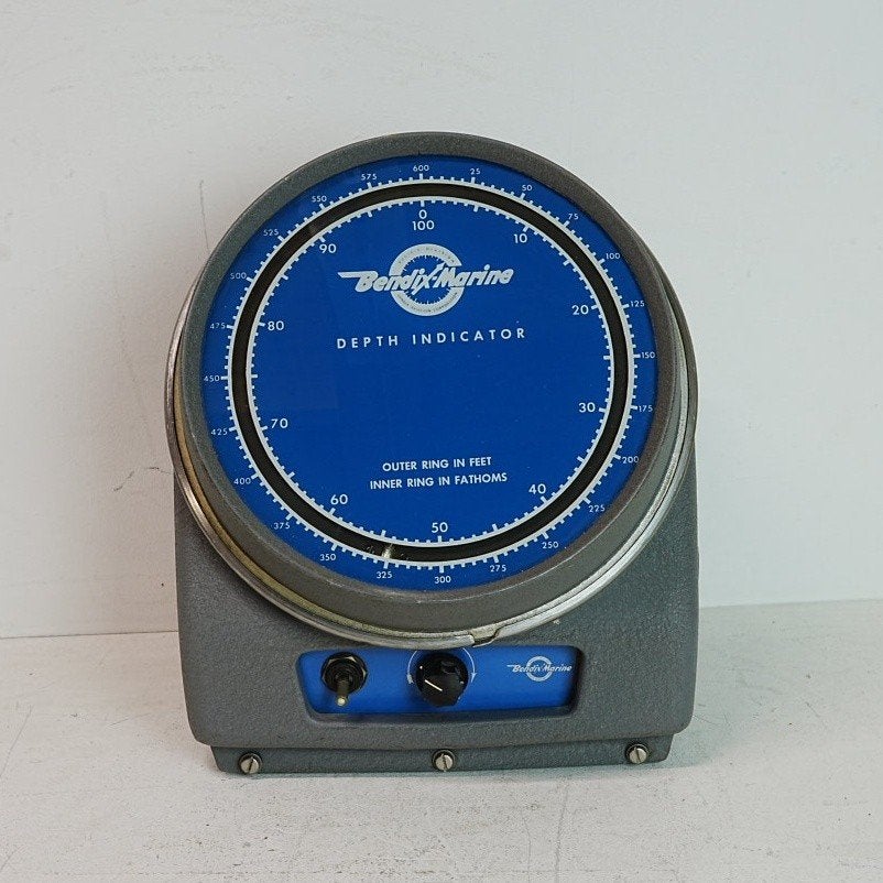 Bendix Marine Dieptemeter - Vintage Diepte Indicator, Ophalen of Verzenden, Gebruikt, Overige typen