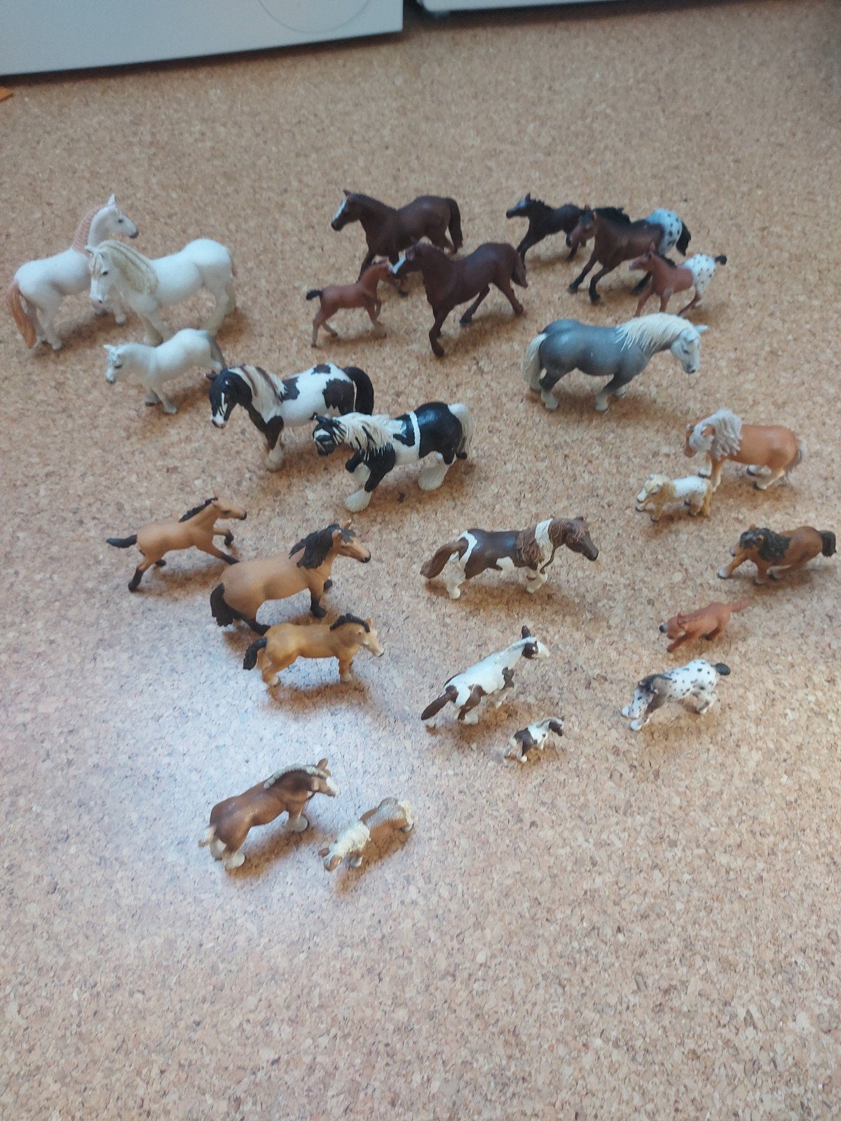 Grote collectie Schleich paarden en veulens, Ophalen of Verzenden, Gebruikt, Jongen of Meisje