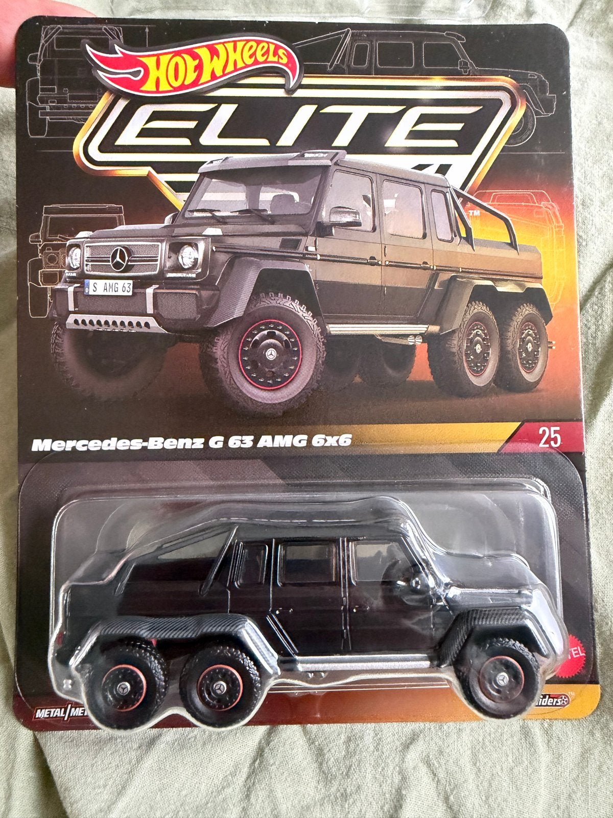 Hot Wheels Elite 64 Mercedes-Benz G 63 AMG 6x6 RLC Exclusive, Verzenden, Nieuw