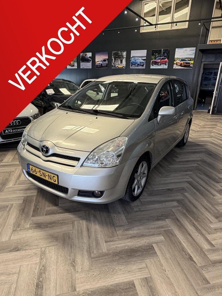 Toyota Corolla Verso 1.6 VVT-i Sol, 1330 kg, Gebruikt, 4 cilinders, Origineel Nederlands