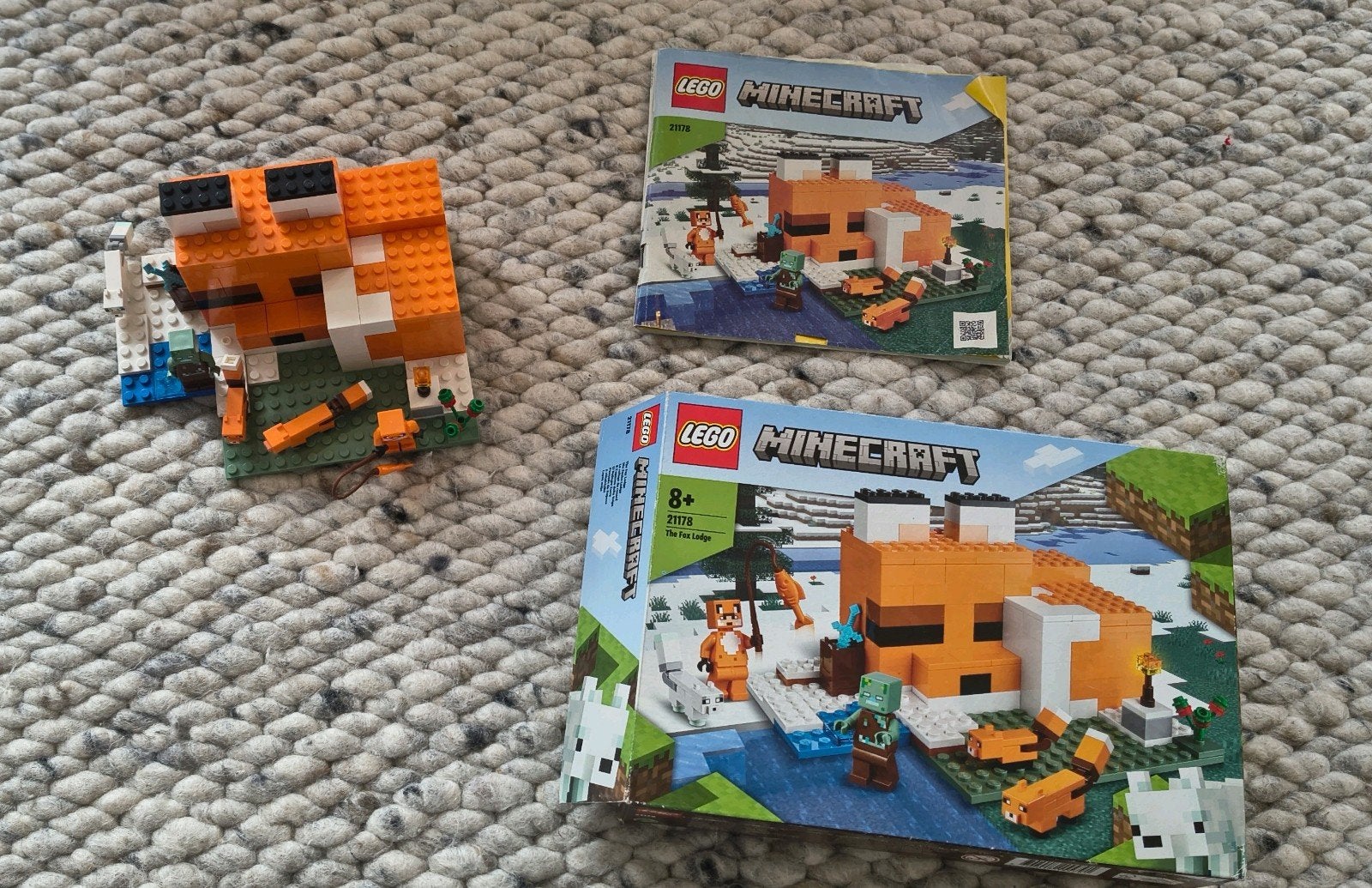 Lego minecraft De Vossenhut (21178), Inclusief instructies, Minecraft, Lego, Ophalen of Verzenden