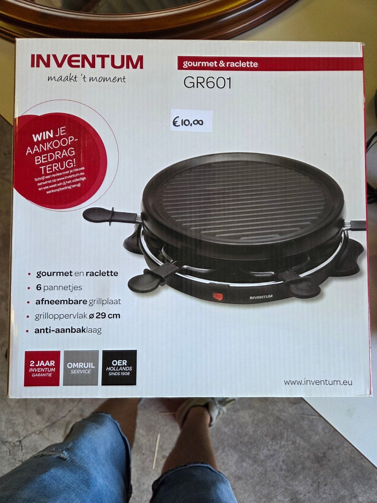 gourmetstel met 6 pannetjes, Witgoed en Apparatuur, Ophalen, Nieuw