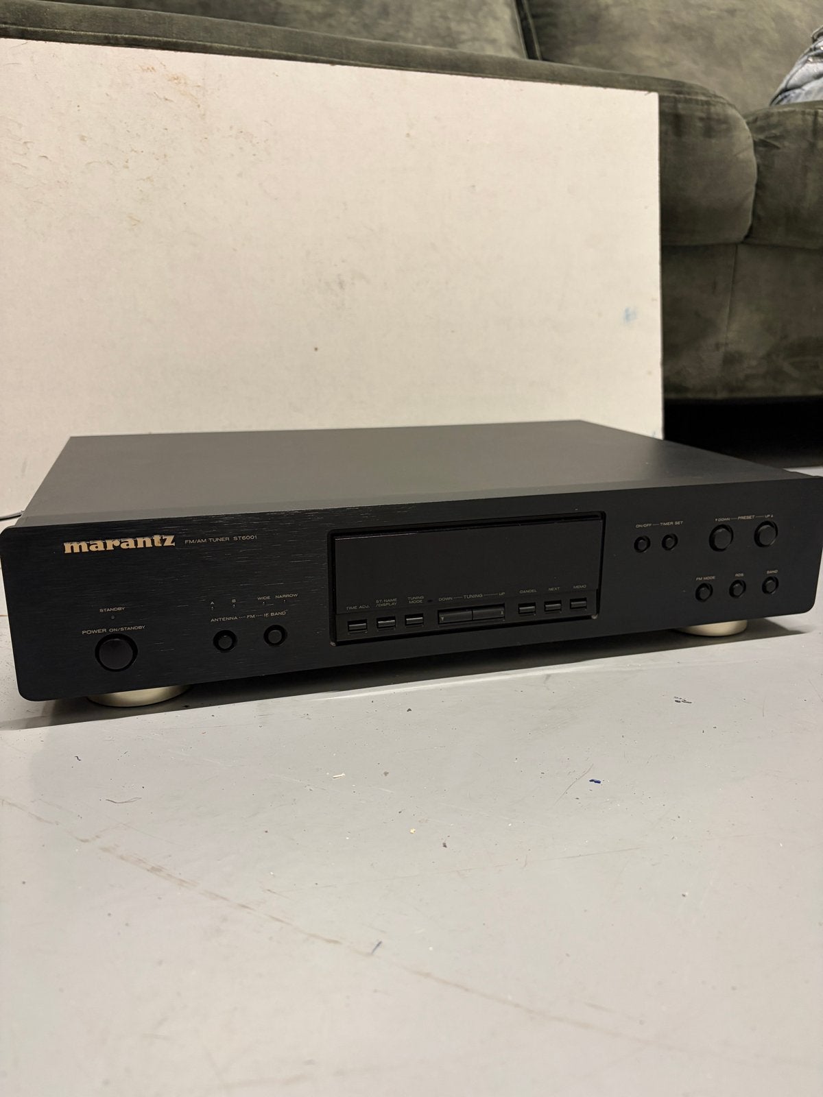 Marantz ST6001 FM/AM Tuner - Zwart, Ophalen of Verzenden, Zo goed als nieuw, Analoog