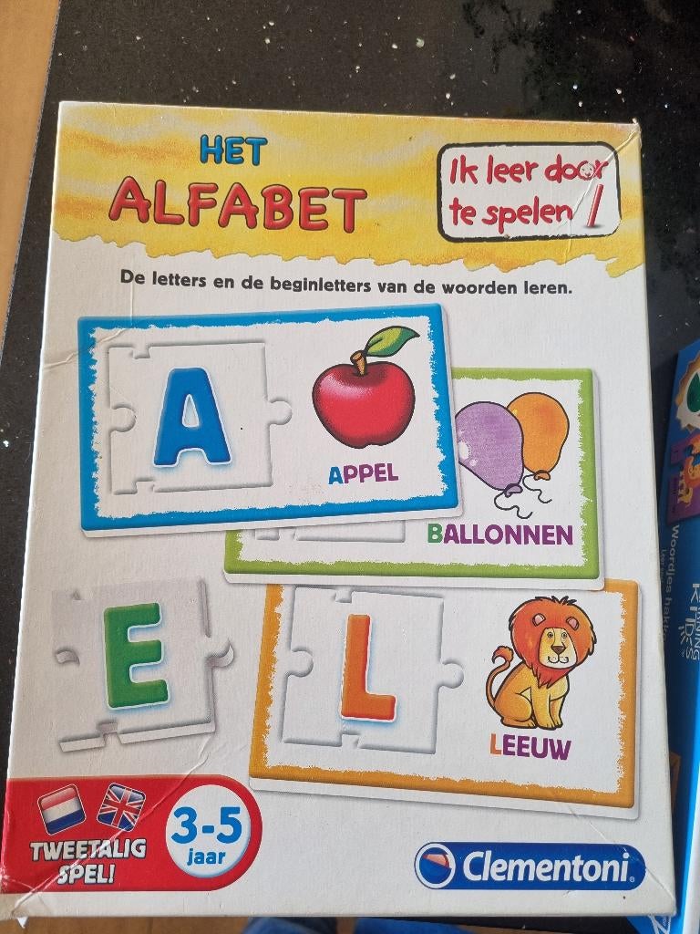 het alfabet, Ophalen, Zo goed als nieuw, Taal en Lezen