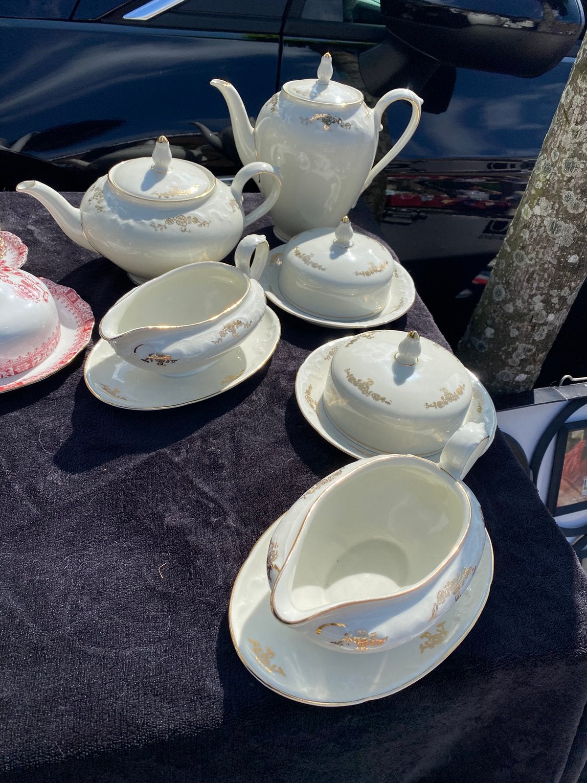 Poselein servies uit de jaren 50, Ophalen