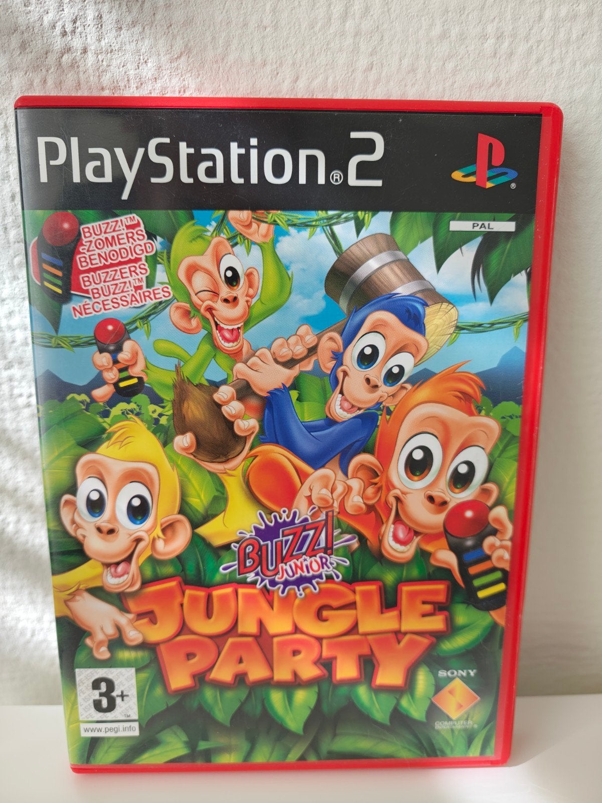 PS2 Buzz Junior Jungle Party, Muziek, Gebruikt, Ophalen of Verzenden, 3 spelers of meer