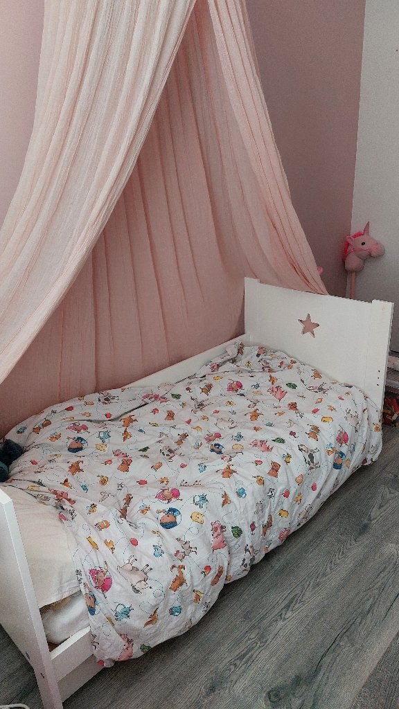Juniorbed Petite Amélie Nuit Wit, Gebruikt, 70 tot 85 cm, 140 tot 160 cm, Ophalen