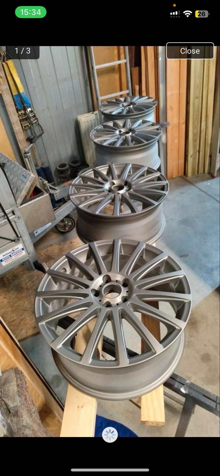 Autec 18 inch velgen met Hankook 245/40 banden, Ophalen, 18 inch, Banden en Velgen, Gebruikt