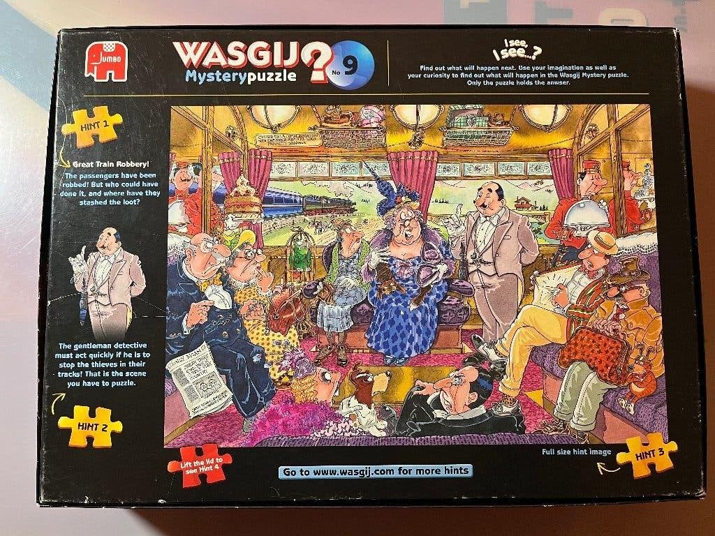 Wasgij? Mystery 9 compleet 1000 stukjes ruilen kan ook, Ophalen, 500 t/m 1500 stukjes, Zo goed als nieuw, Legpuzzel