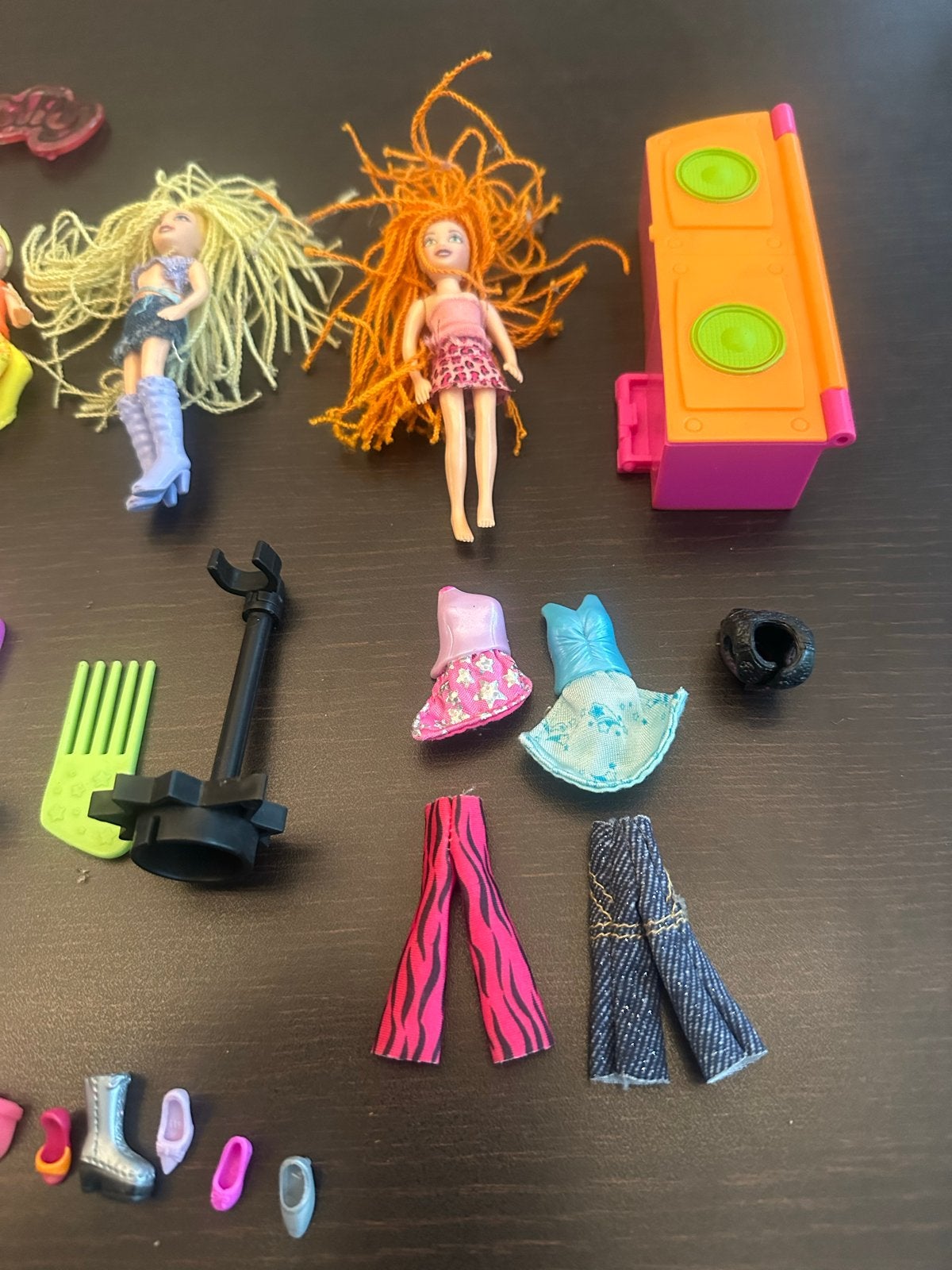 Grote Polly Pocket set met poppen, auto en accessoires, Ophalen of Verzenden, Gebruikt, Overige typen