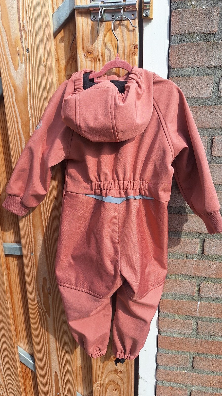 HEMA Softshell Pak maat 86/92 met Fleecevoering en Reflector, Ophalen, Zo goed als nieuw, HEMA, Jongen of Meisje
