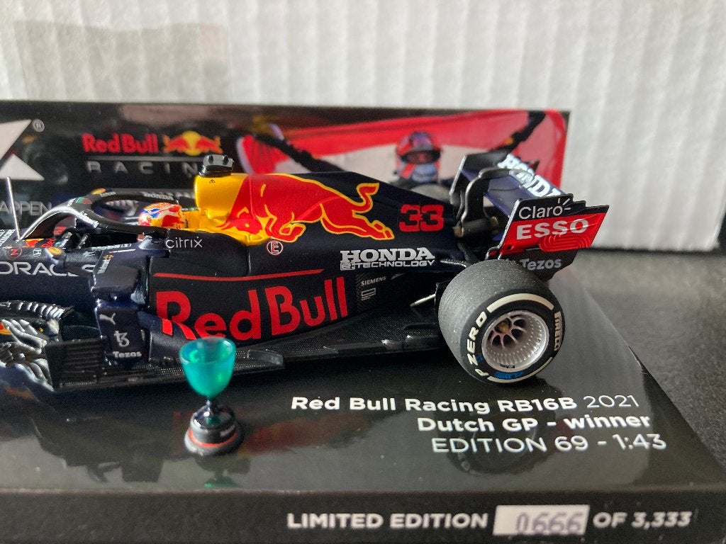 Max Verstappen 1:43 editie 69 Winner Dutch GP 2021 RB16B, Ophalen of Verzenden, Nieuw, Formule 1