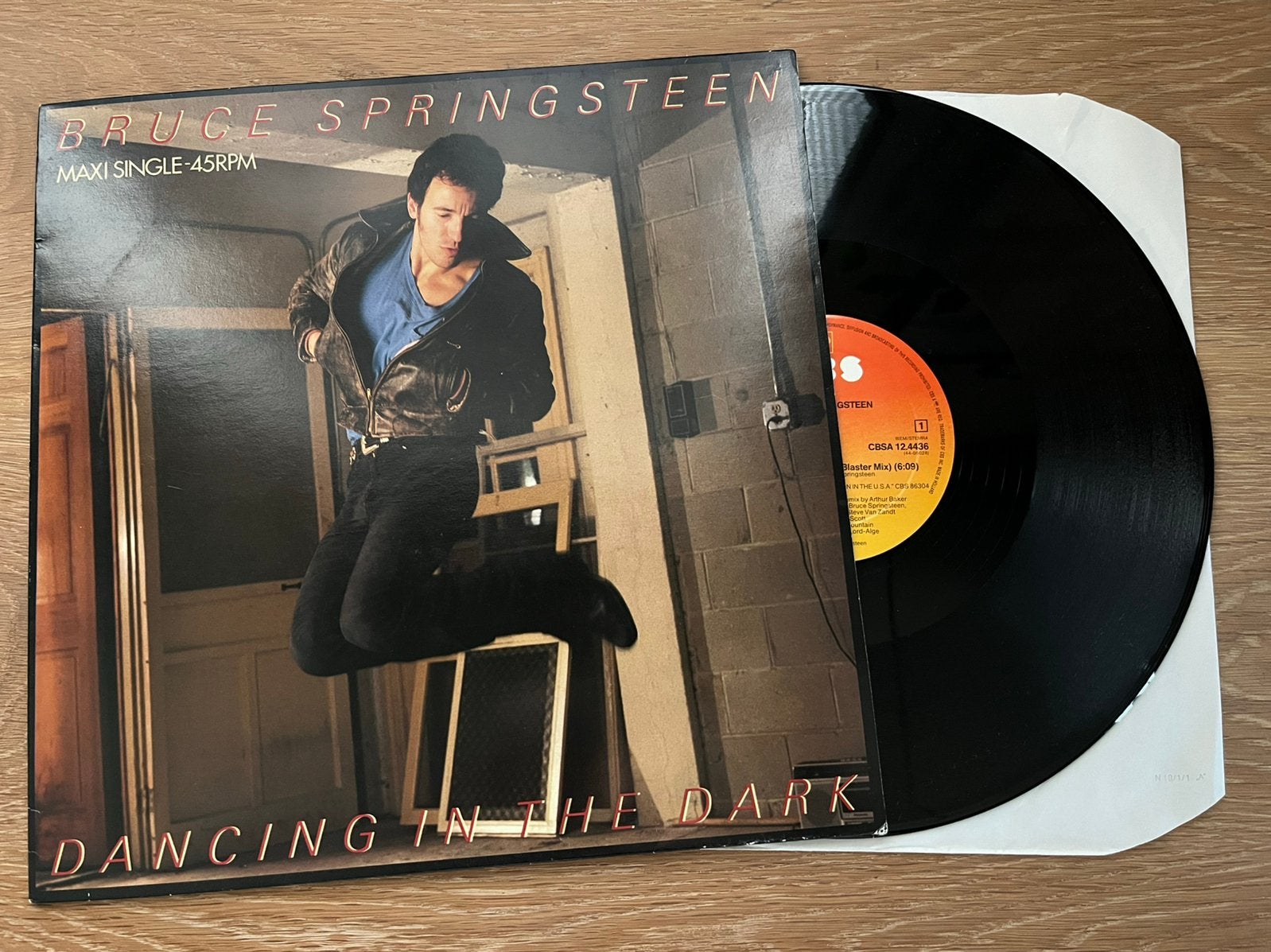 Bruce Springsteen 12" maxi single Dancing In The Dark, NM, Fotohoes, Ophalen of Verzenden, Zo goed als nieuw, 12 inch
