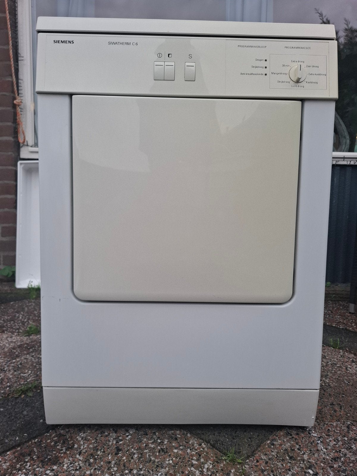Siemens Siwatherm wasdroger in zeer goede staat, Ophalen, 6 tot 8 kg, Luchtafvoer, Zo goed als nieuw