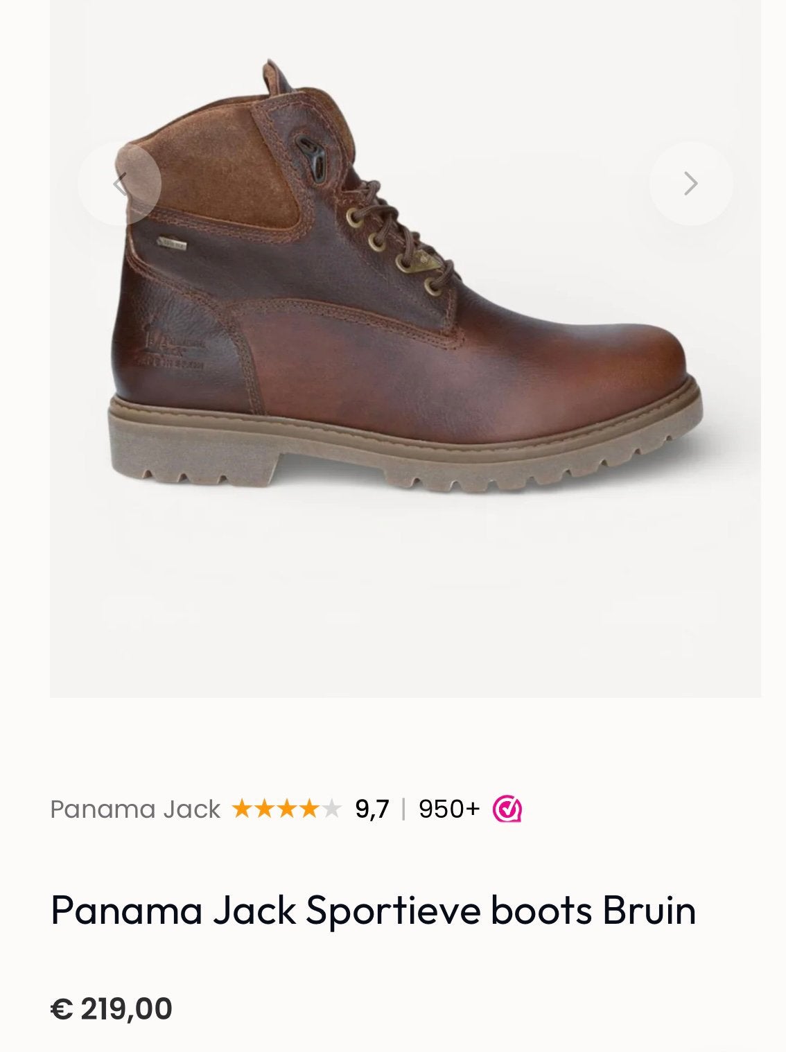 Panama Jack, mt 40, Kleding | Dames, Ophalen of Verzenden, Zo goed als nieuw, Bruin