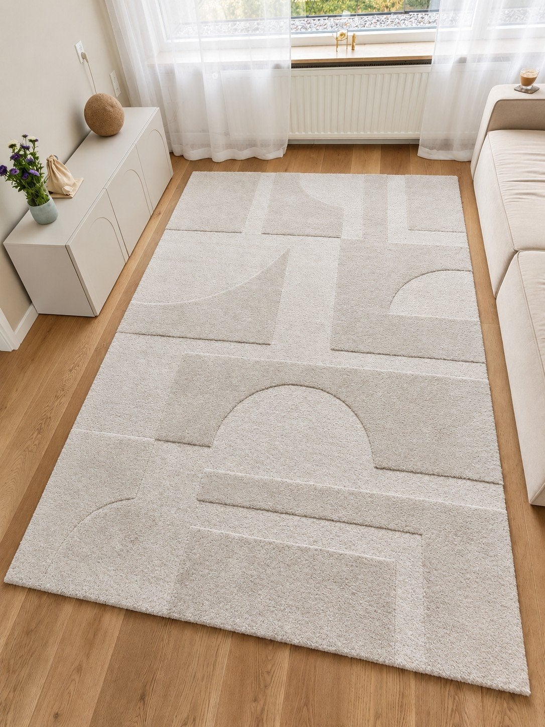 Benuta Pure Logan wollen vloerkleed 200x300 100% wol, Huis en Inrichting, Nn, Ophalen of Verzenden, Zo goed als nieuw, Nn