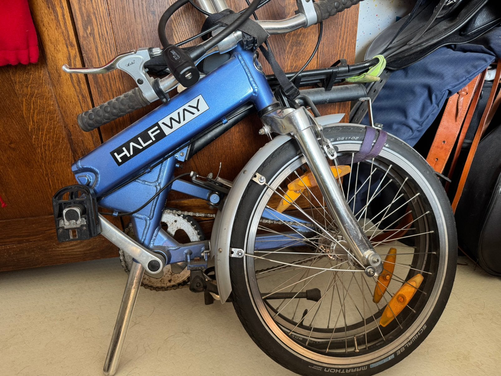 Giant halfway lichtgewicht vouwfiets, Fietsen en Brommers, Fietsen | Vouwfietsen, Ophalen, Zo goed als nieuw, 20 inch of meer