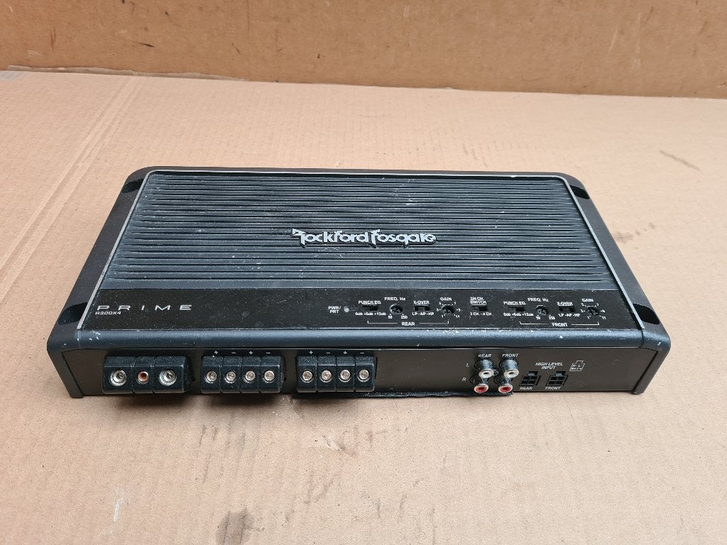 Rockford Fosqate Prime R300X4 Versterker Auto, Ophalen of Verzenden, Gebruikt